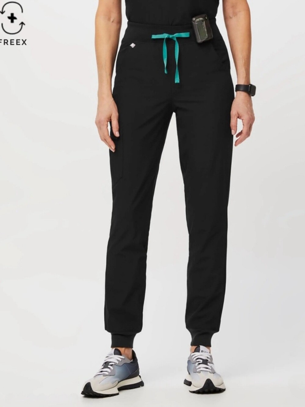 Figs Freex High Waisted Zamora Jogger Scrub Pants Small Petite Light
